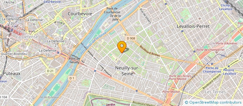 localisation de l'entreprise MONSIEUR PATRICK DE LA TAILLE à NEUILLY-SUR-SEINE