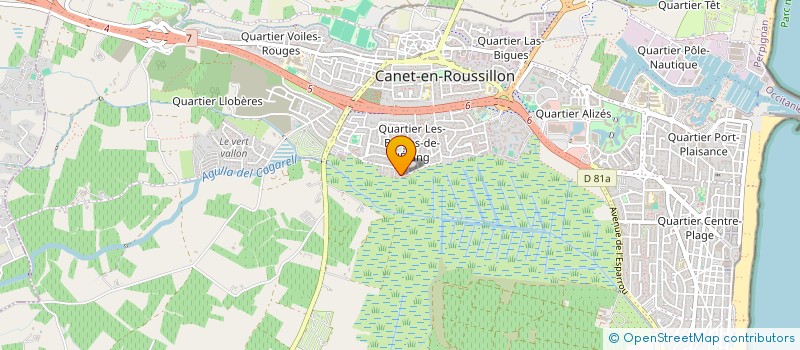 localisation de l'entreprise MONSIEUR PATRICK DE MAURA  CANET-EN-ROUSSILLON