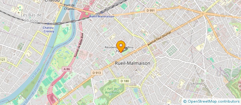 localisation de l'entreprise MONSIEUR PATRICK DE MORATTI à RUEIL-MALMAISON