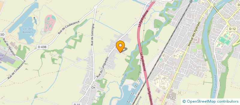 localisation de l'entreprise MONSIEUR PATRICK DE NADAI  MURET