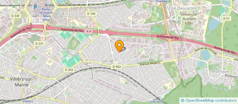 localisation de l'entreprise MONSIEUR PATRICK DE OLIVEIRA  NOISY-LE-GRAND