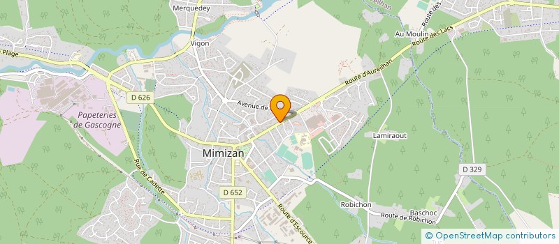 localisation de l'entreprise MONSIEUR PATRICK DE OLIVEIRA BRANCO à MIMIZAN