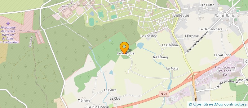localisation de l'entreprise MONSIEUR PATRICK DE RAGUENEL DE MONTMOREL à GUER
