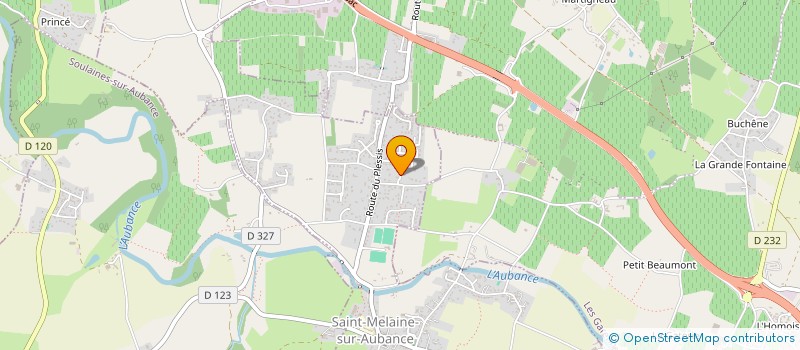 localisation de l'entreprise MONSIEUR PATRICK DE ROMANS  SAINT-MELAINE-SUR-AUBANCE