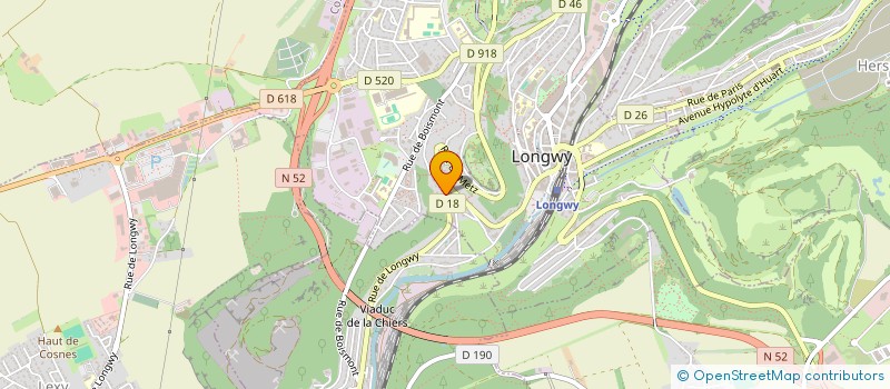 localisation de l'entreprise MONSIEUR PATRICK DE ROSSO à LONGWY