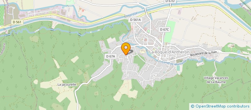 localisation de l'entreprise MONSIEUR PATRICK DE STEUR à LA ROQUE D'ANTHERON
