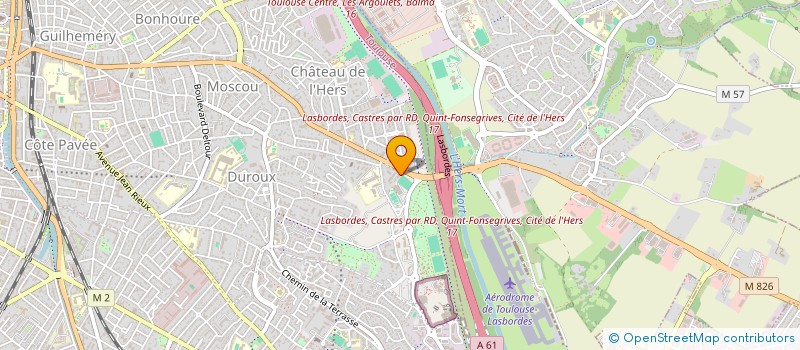 localisation de l'entreprise MONSIEUR PATRICK DE TOFFOLI à TOULOUSE
