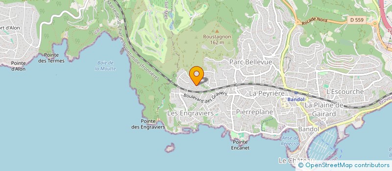 localisation de l'entreprise MONSIEUR PATRICK DE TONI  BANDOL