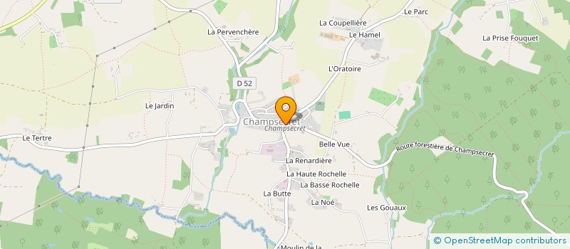 localisation de l'entreprise MONSIEUR PATRICK DE WITTE à SAINT-BOMER-LES-FORGES