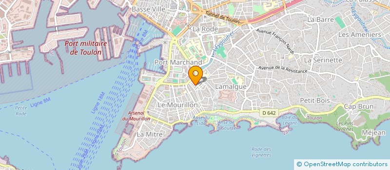 localisation de l'entreprise MONSIEUR PATRICK DEAU  TOULON