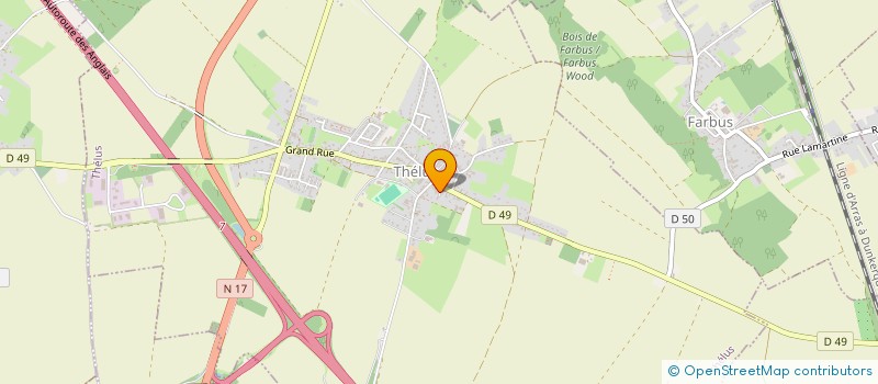 localisation de l'entreprise MONSIEUR PATRICK DEBAILLIEUL  THELUS