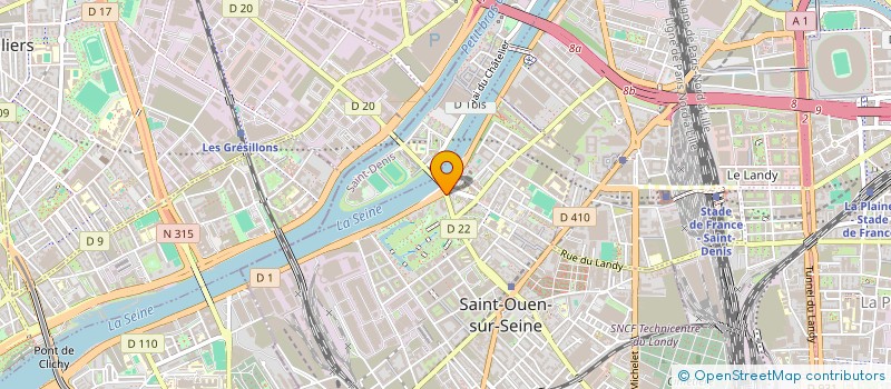 localisation de l'entreprise MONSIEUR PATRICK DEBLAERE à SAINT-OUEN-SUR-SEINE