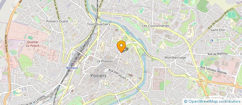 localisation de l'entreprise MONSIEUR PATRICK DEBORDES à POITIERS