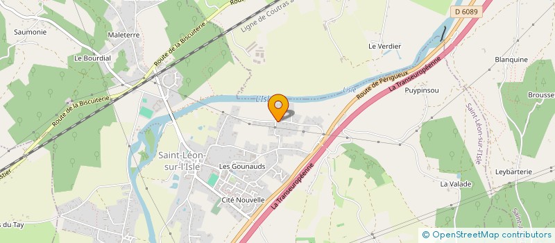 localisation de l'entreprise MONSIEUR PATRICK DECANTON à SAINT-LEON-SUR-L'ISLE