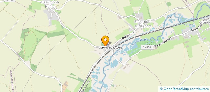 localisation de l'entreprise MONSIEUR PATRICK DECAUCHY  BEAUMONT-HAMEL