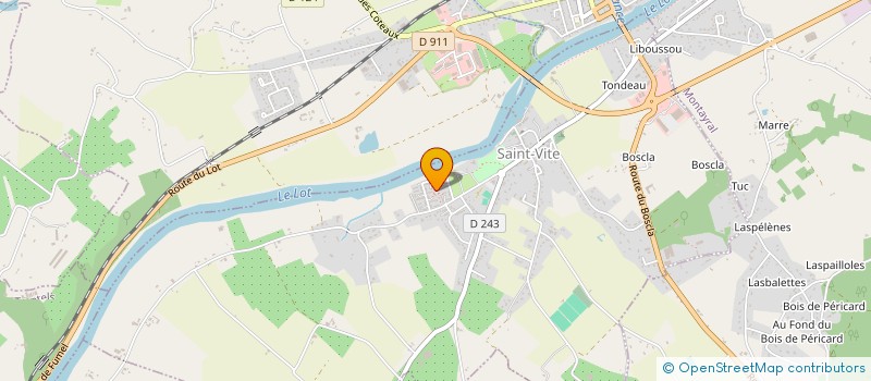 localisation de l'entreprise MONSIEUR PATRICK DECLERCK  SAINT-VITE