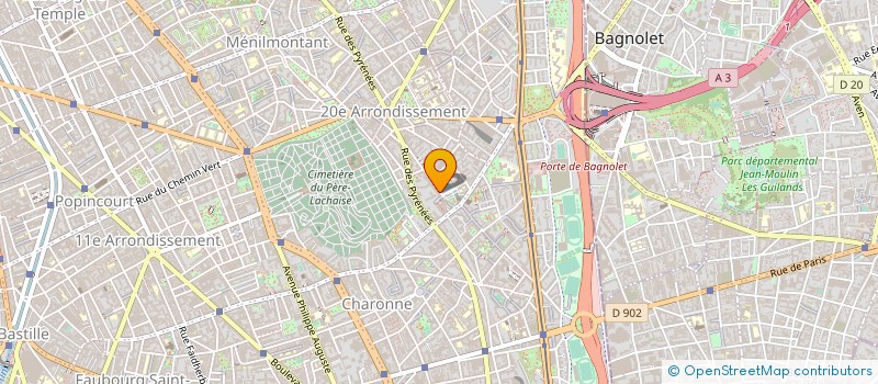 localisation de l'entreprise MONSIEUR PATRICK DEFAUWE  PARIS