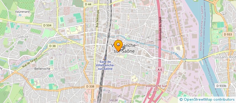 localisation de l'entreprise MONSIEUR PATRICK DEFO WAFO  VILLEFRANCHE-SUR-SAONE