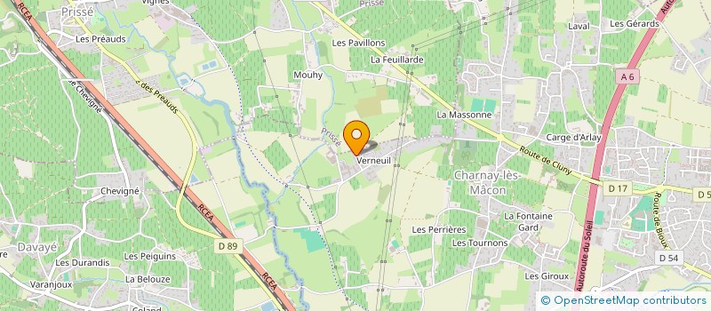 localisation de l'entreprise MONSIEUR PATRICK DEGABRIEL à CHARNAY-LES-MACON