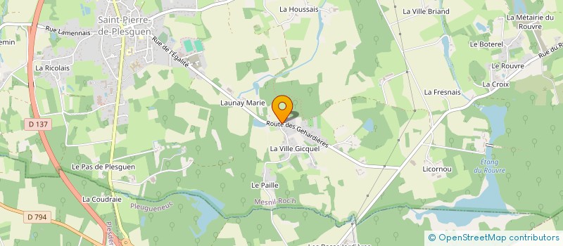 localisation de l'entreprise MONSIEUR PATRICK DEGEORGES  MESNIL-ROC'H