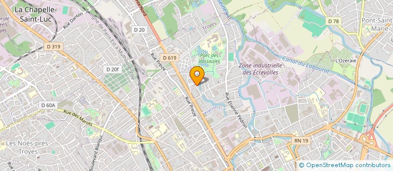 localisation de l'entreprise MONSIEUR PATRICK DEGIOVANNI  TROYES