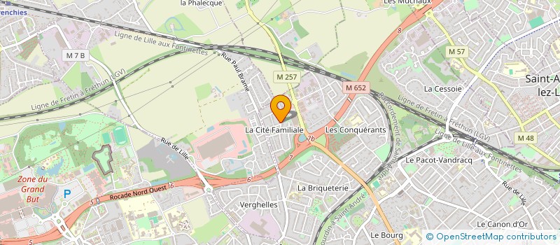 localisation de l'entreprise MONSIEUR PATRICK DEGRAVE à LAMBERSART
