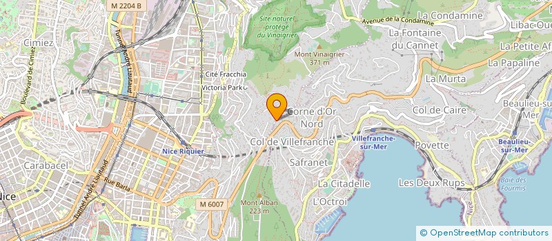 localisation de l'entreprise MONSIEUR PATRICK DEGUS à NICE