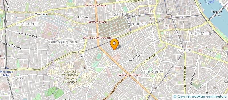 localisation de l'entreprise MONSIEUR PATRICK DEHANT à BORDEAUX