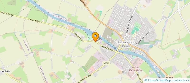 localisation de l'entreprise MONSIEUR PATRICK DEKYNDT à QUESNOY-SUR-DEULE