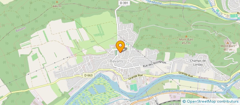 localisation de l'entreprise MONSIEUR PATRICK DEL FIOL  BAVANS