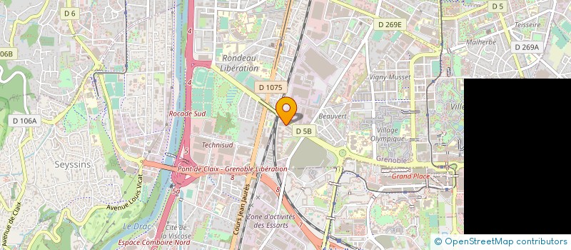 localisation de l'entreprise MONSIEUR PATRICK DEL GROSSO  GRENOBLE