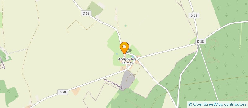 localisation de l'entreprise MONSIEUR PATRICK DELACOURT  VAUX-ANDIGNY