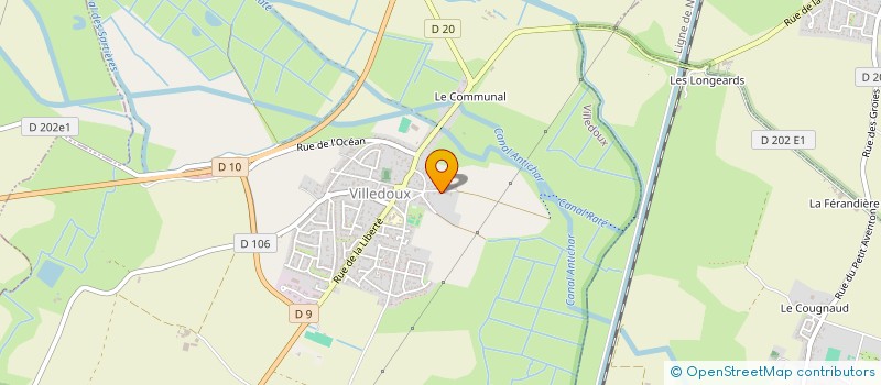 localisation de l'entreprise MONSIEUR PATRICK DELAGE  VILLEDOUX