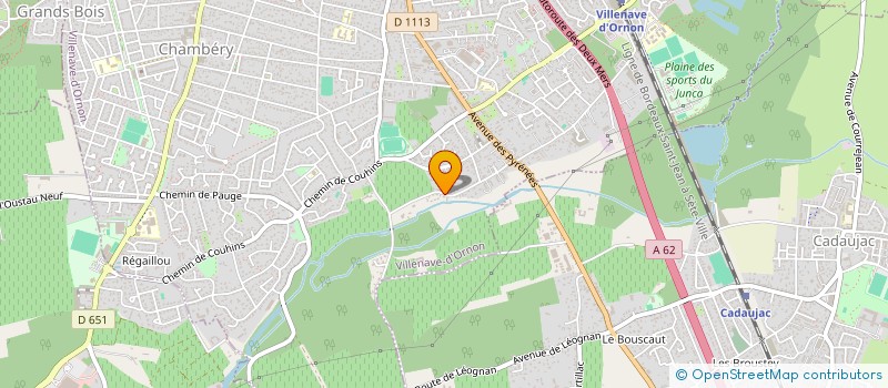 localisation de l'entreprise MONSIEUR PATRICK DELAGE  VILLENAVE-D'ORNON