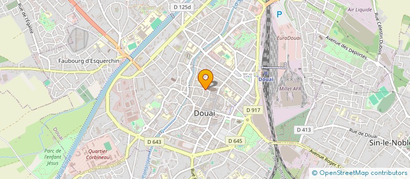 localisation de l'entreprise MONSIEUR PATRICK DELAHAY à DOUAI