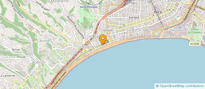 localisation de l'entreprise MONSIEUR PATRICK DELALANDE à NICE