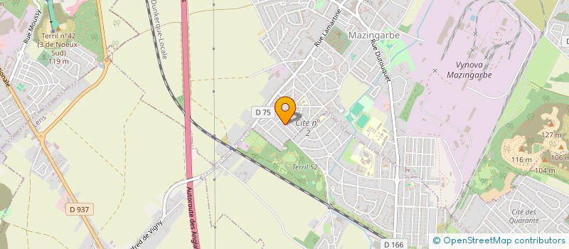 localisation de l'entreprise MONSIEUR PATRICK DELALLEAU à MAZINGARBE