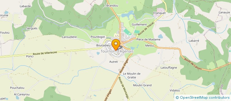 localisation de l'entreprise MONSIEUR PATRICK DELANIS à BOURLENS