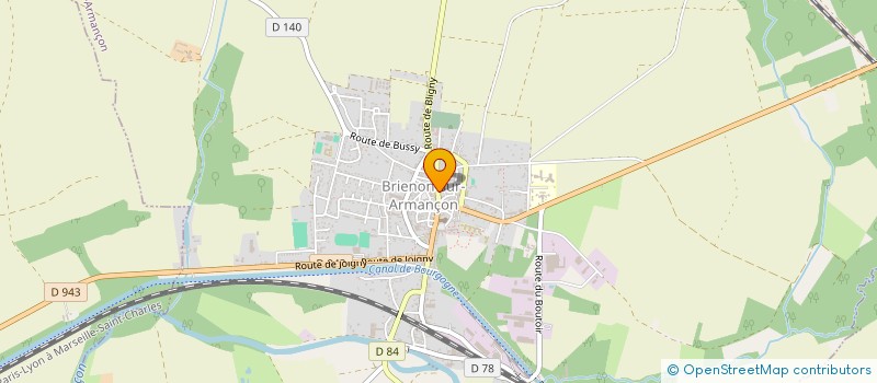 localisation de l'entreprise MONSIEUR PATRICK DELANOUE  BRIENON-SUR-ARMANCON