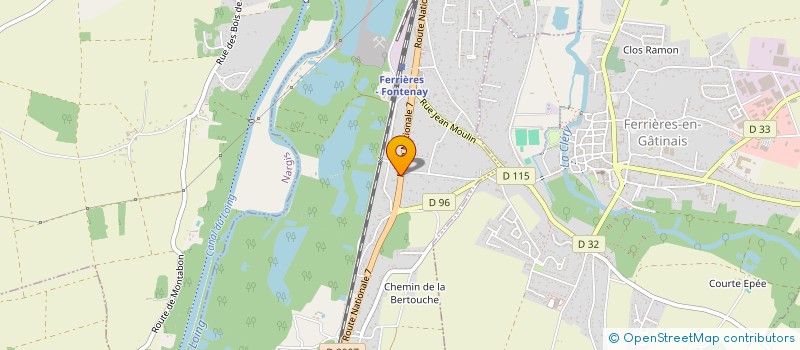 localisation de l'entreprise MONSIEUR PATRICK DELAPLACE à FONTENAY-SUR-LOING