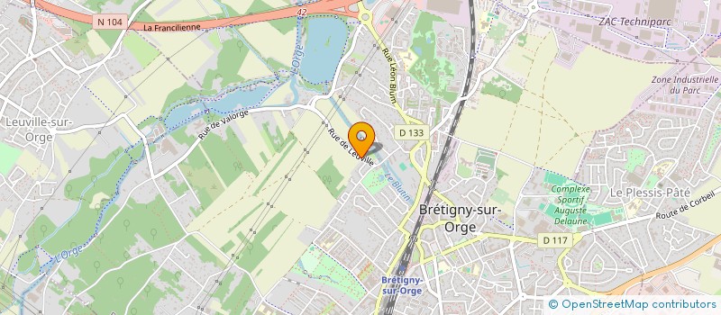 localisation de l'entreprise MONSIEUR PATRICK DELAUNAY à BRETIGNY-SUR-ORGE