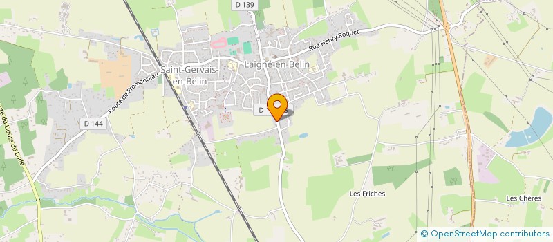 localisation de l'entreprise MONSIEUR PATRICK DELAUNAY  LAIGNE-EN-BELIN