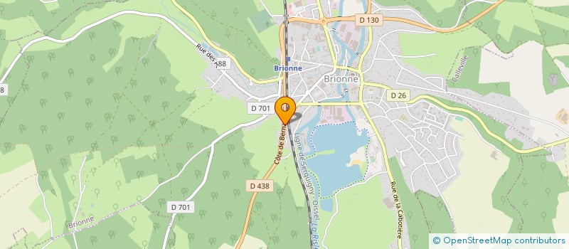 localisation de l'entreprise MONSIEUR PATRICK DELAUNE  BRIONNE