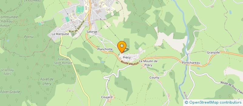 localisation de l'entreprise MONSIEUR PATRICK DELECHENAULT  CHATEAU-CHINON CAMPAGNE