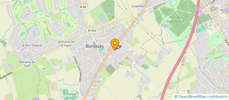 localisation de l'entreprise MONSIEUR PATRICK DELEMARLE  BONDUES