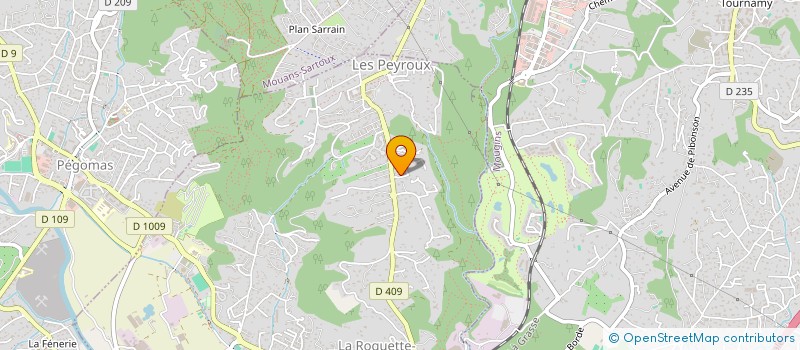 localisation de l'entreprise MONSIEUR PATRICK DELFINO à LA ROQUETTE-SUR-SIAGNE