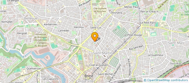 localisation de l'entreprise MONSIEUR PATRICK DELIGEY  BREST