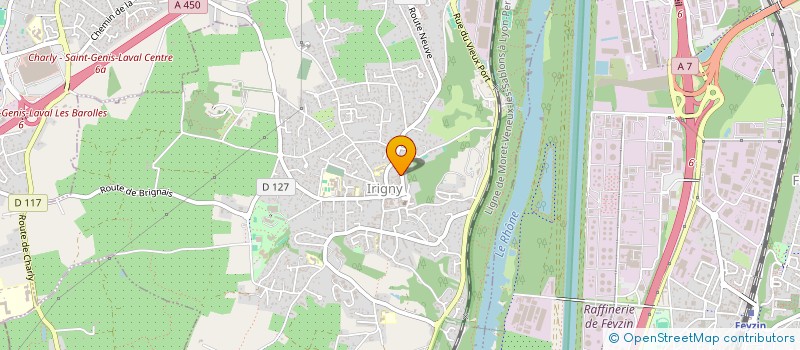 localisation de l'entreprise MONSIEUR PATRICK DELMAIRE  IRIGNY