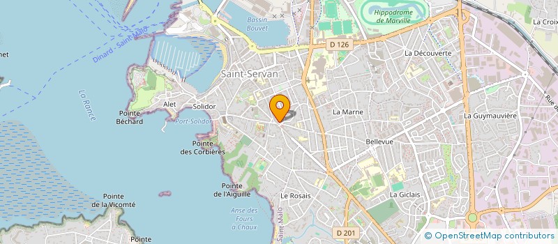 localisation de l'entreprise MONSIEUR PATRICK DELORME à SAINT-MALO