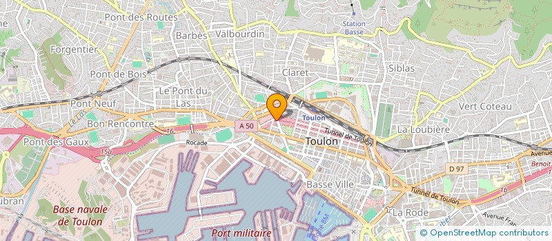 localisation de l'entreprise MONSIEUR PATRICK DELOUYA  TOULON